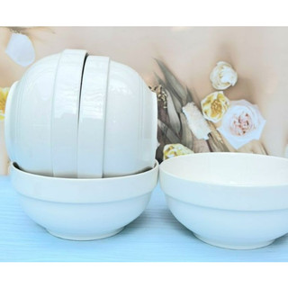 Tô sứ ngấn bát tràng, tô phở 7inch 18cm cao 7cm
