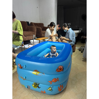 bể bơi cho bé 1m8 3 tầng kèm bơm