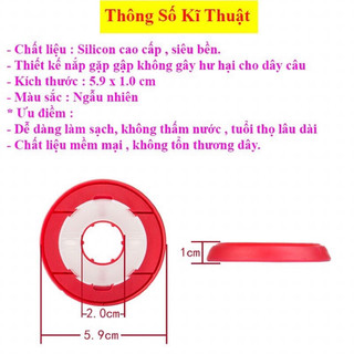 (Combo 10c)Trục câu đài cuốn thẻo Silicon
