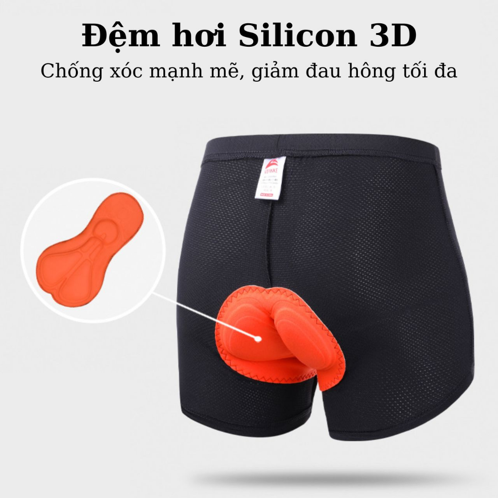 Quần Yếm Đệm Mông Đi Xe Đạp Thể Thao Cho Nam Nữ  Sooner Tu Siêu Êm Có Lỗ Thoát Hơi Khô Thoáng