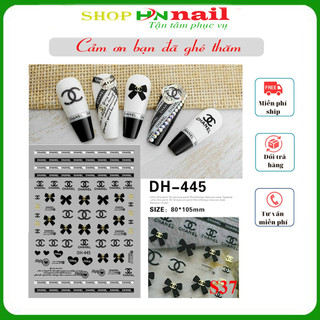 Sticker TẾT và Bướm Phản Quang DH-237 trang trí móng làm đẹp nail mi shop hnnail