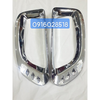 Ốp viền đèn gầm innova 2008 2009 2010 2011 xi mạ crom, ốp viền đèn sương mù