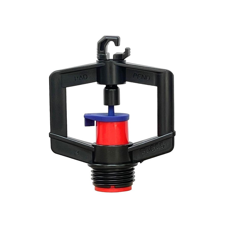 10 Béc tưới phun mưa, tưới rau SD609 kèm đầu nối ren trong 17-21mm, có móc treo bằng nhựa trên đỉnh béc