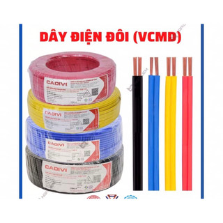 Dây điện đôi Cadivi cuộn 100m