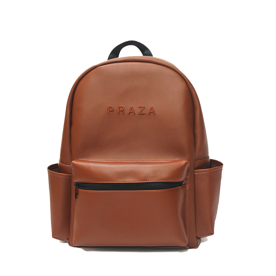 Balo Da Nam Nữ Basic New Original Backpack PRAZA + (tặng túi hộp V08) - BLS0201