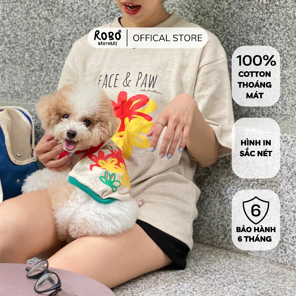 Áo đôi PEACE & PAW cho chó mèo và sen | ROBO BROTHERS