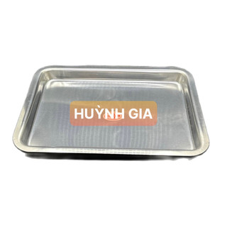 Mâm M17 INOX 304 chữ nhật  17x22x2 cm