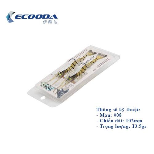 Tôm lure mềm chuyên câu cá chẽm MLS Ecooda Hita Lure