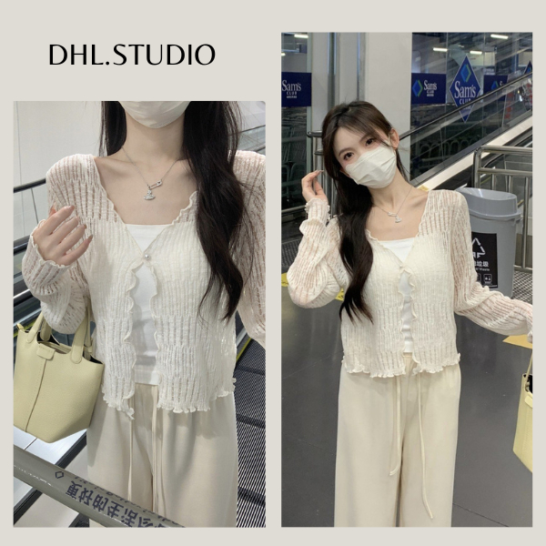 Áo khoác cardigan mỏng nhẹ 1 cúc D65 | BigBuy360 - bigbuy360.vn