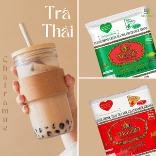Set trà sữa tự nấu trà thái xanh trà thái đỏ pha trà sữa Thái đúng chất