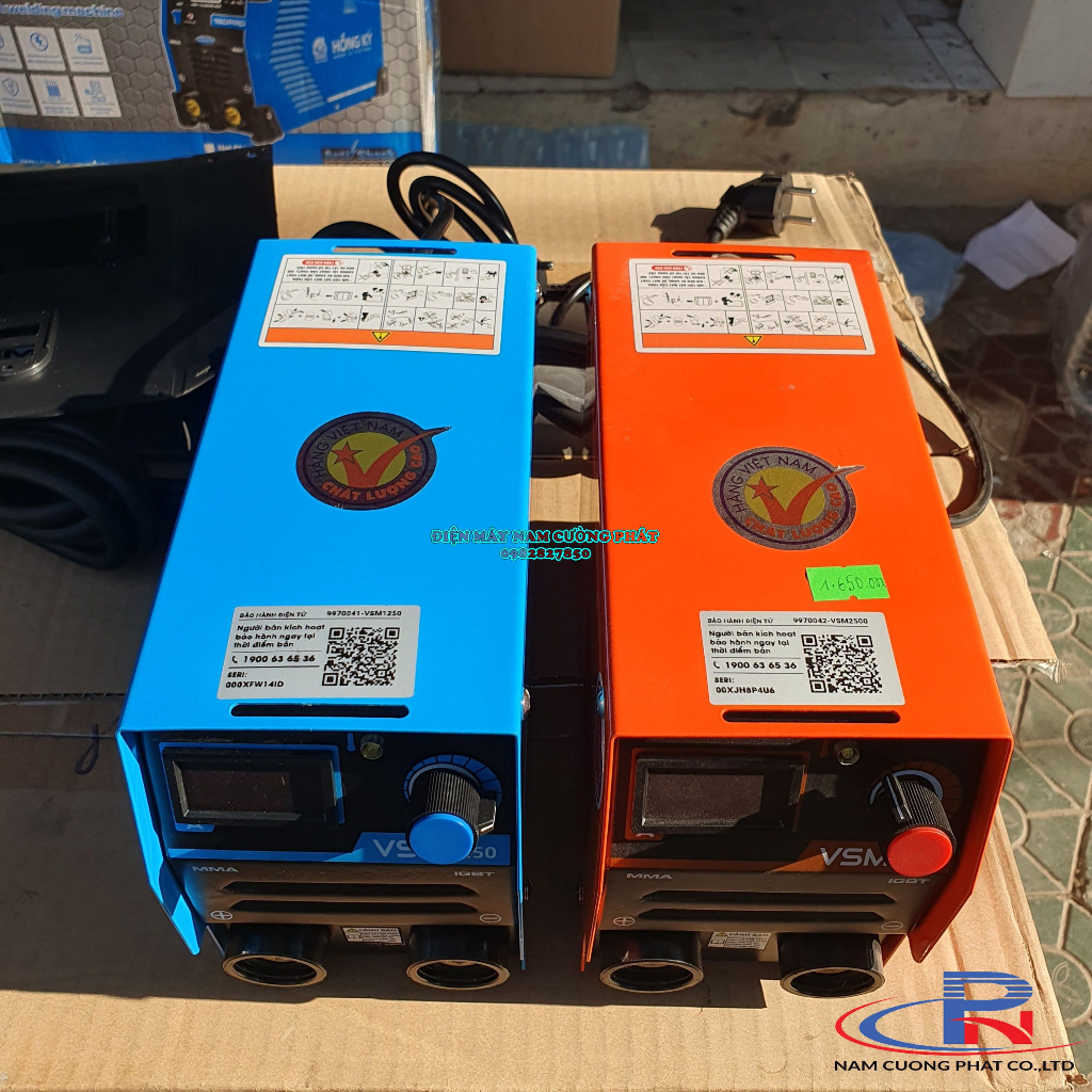 Máy hàn Inverter mini Hồng Ký VSM1250 IGBT