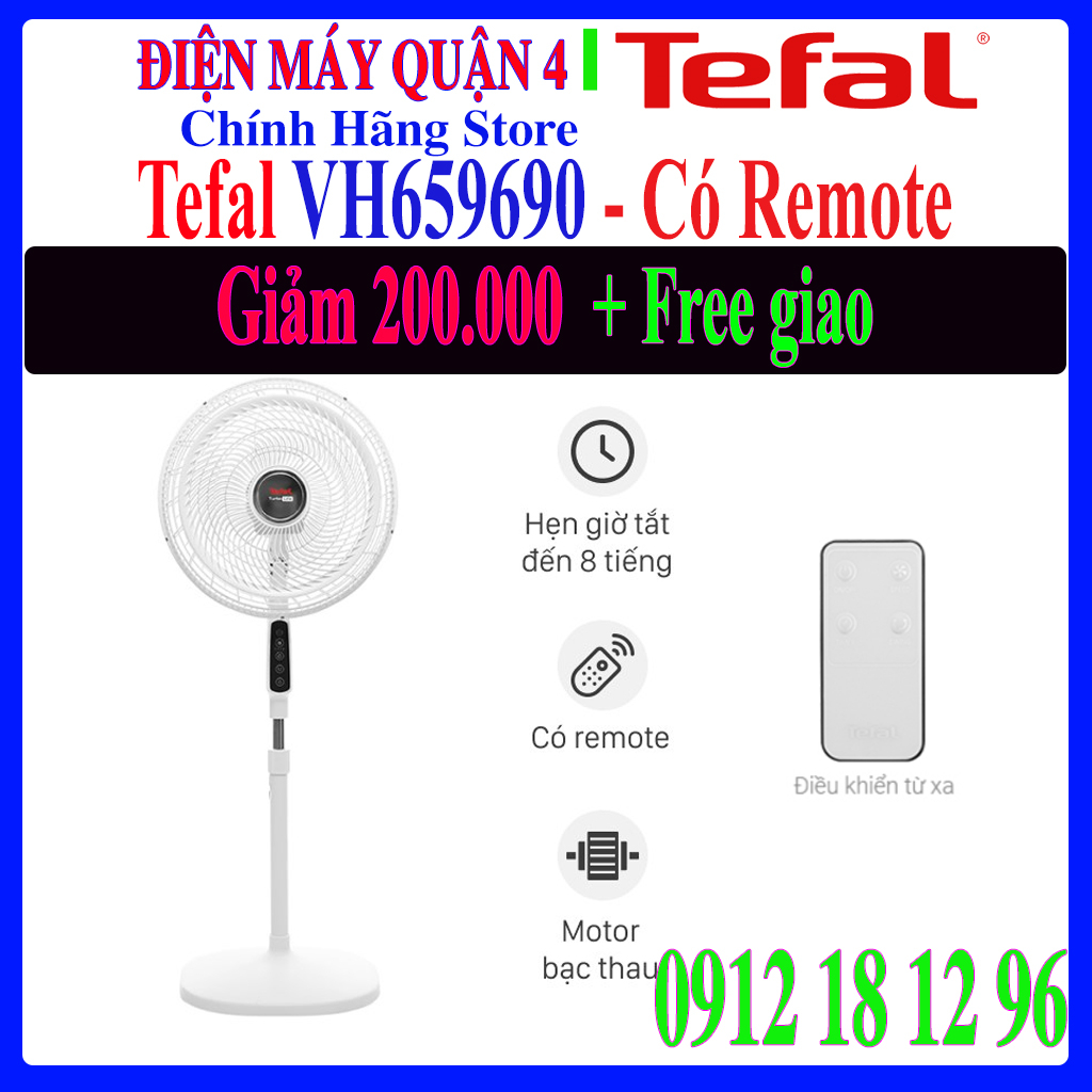 Quạt đứng Tefal Turbo Life VH659690 - Hàng chính hãng