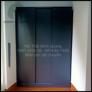 Tủ quần áo 3 cánh cửa lùa nhựa Đài Loan thiết kế theo yêu cầu miễn phí vận chuyển và lắp đặt