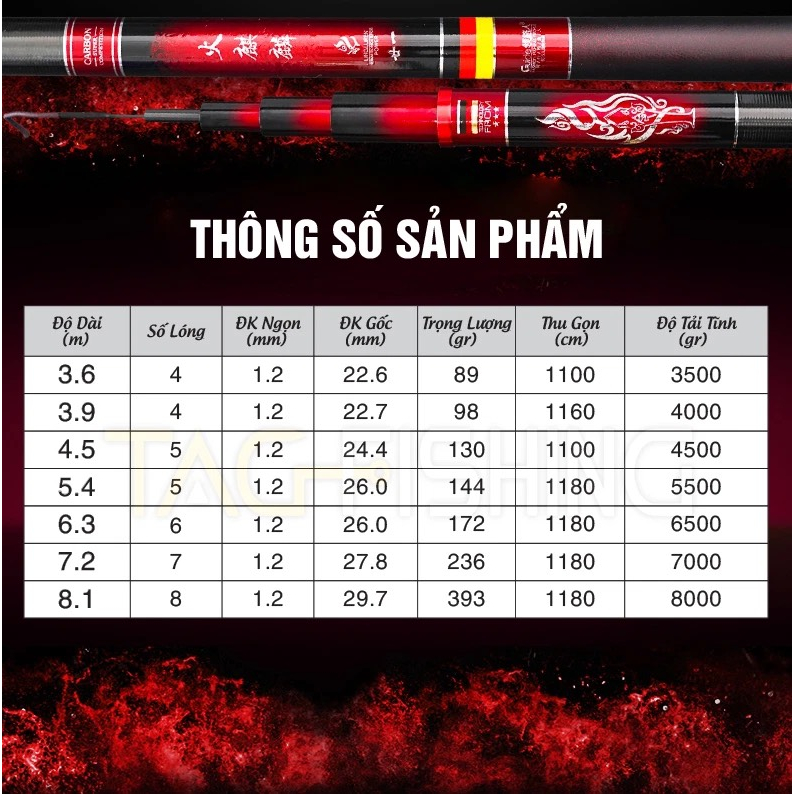 Cần Tay Guide Kỳ Lân Lửa Săn Hàng