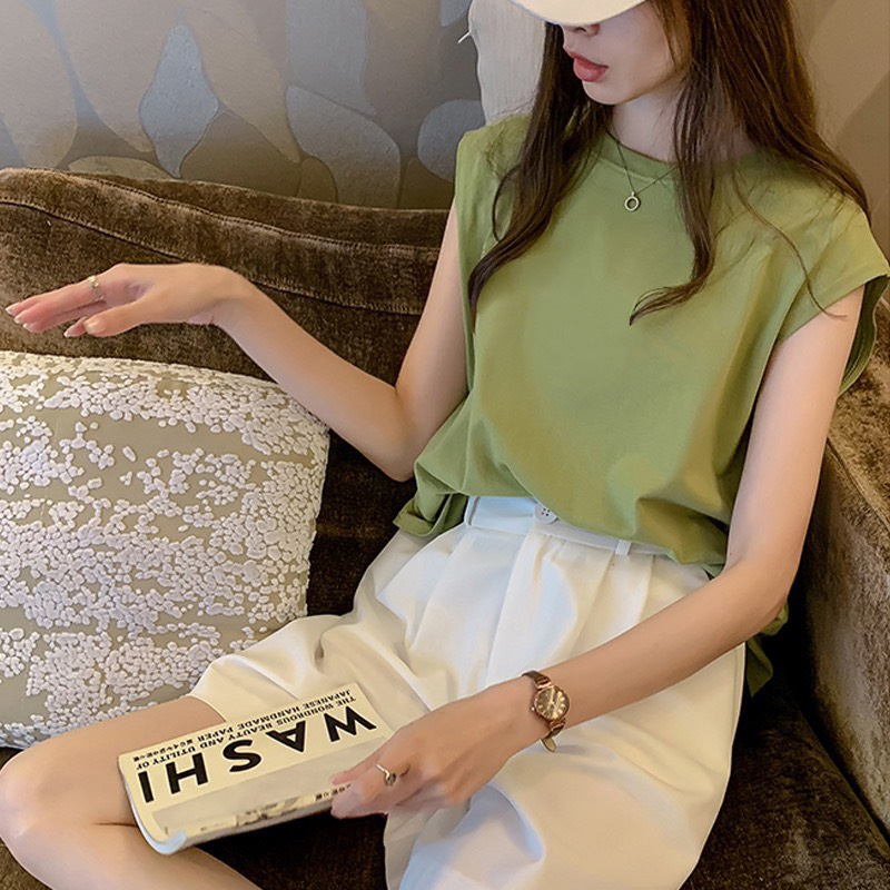 Áo thun sát nách, thun ba lỗ cotton mặc hè thoáng mát