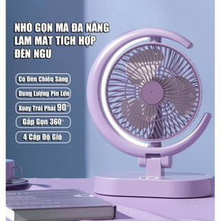 Quạt tích điện Cao Cấp để bàn - Quạt Tích Điện Đa Năng  Pin Trâu Duy Trì 6-8 Giờ
