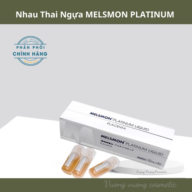 Melsmon Platinum Liquid - Nước Uống Nhau Thai Ngựa