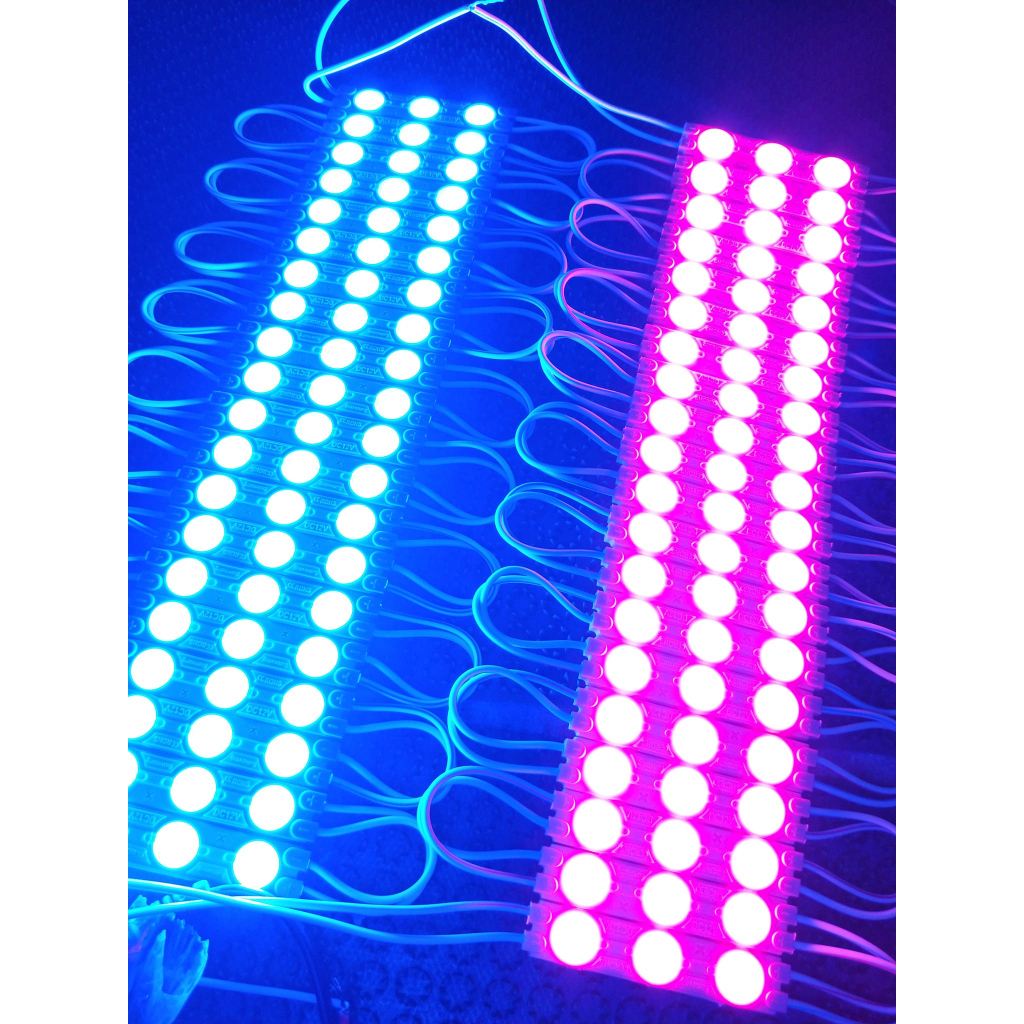 Led Hắt 3 Bóng 12V 6113 Đơn Sắc Đủ Màu, Thanh Led Siêu Sáng Chip 2835