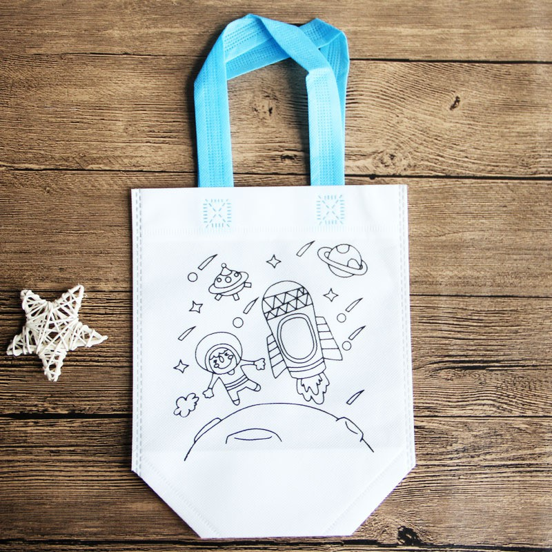 Túi vải vẽ, Túi xách tô màu cho bé