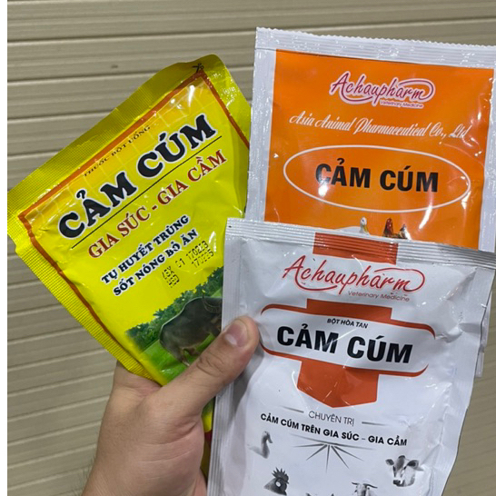 Cảm cúm gói 100gr cho gia súc, gia cầm chăm sóc vật nuôi Vitamin & chất bổ sung dinh dưỡng