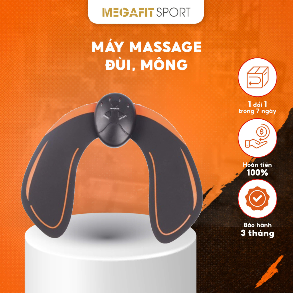 Máy Massage mông MEGAFIT SPORT Xung Điện Nâng Mông tạo Hình Giảm Mỡ Tăng Cơ