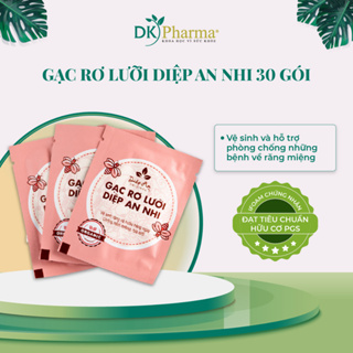 Gạc rơ lưỡi DK Pharma Hộp 30 Gói Làm Sạch