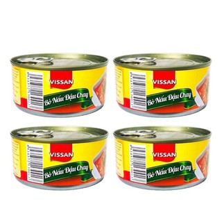 Combo 4 hộp bò nấu đậu chay 170g vissan date 2027 - 074