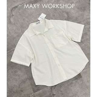 Áo sơ mi tay ngắn dáng oversize Pocket Oversize Shirt Maxy Workshop