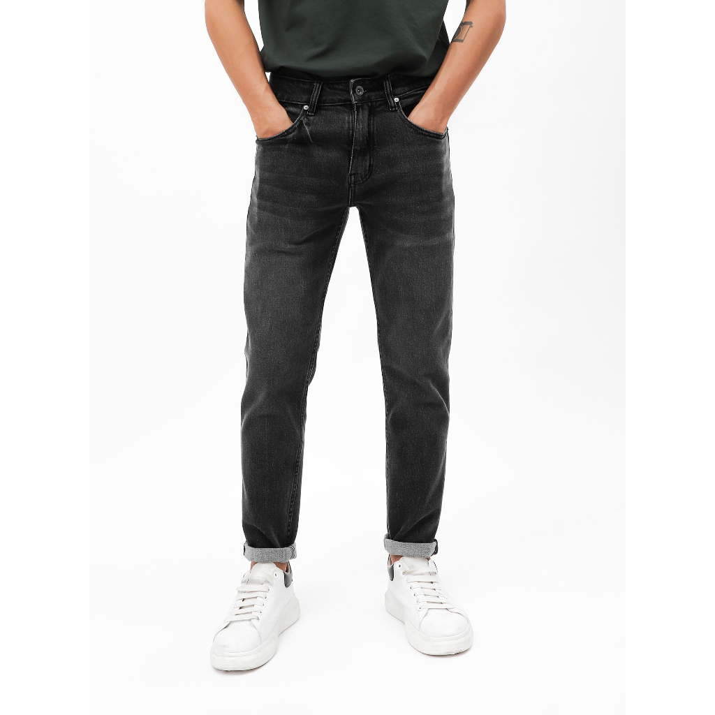JDF 230609 - QUẦN JEAN  - WASH GRAY  - FORM SLIMFIT