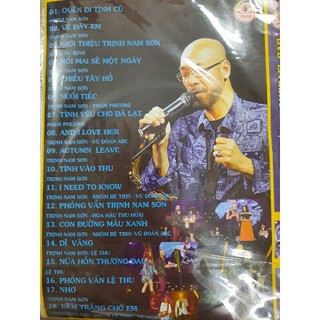 DVD ca nhạc Trịnh Nam Sơn
