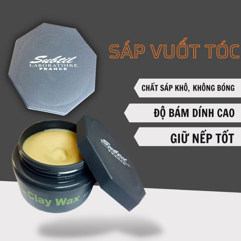 Sáp vuốt tóc Subtil Clay Wax  - Celeman