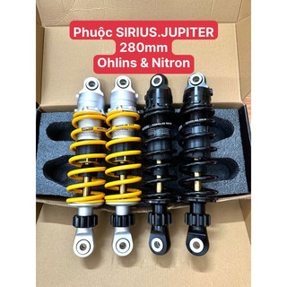 Phuộc Ohlin và Nitron không bình dầu 280mm lắp Sirius Jupiter
