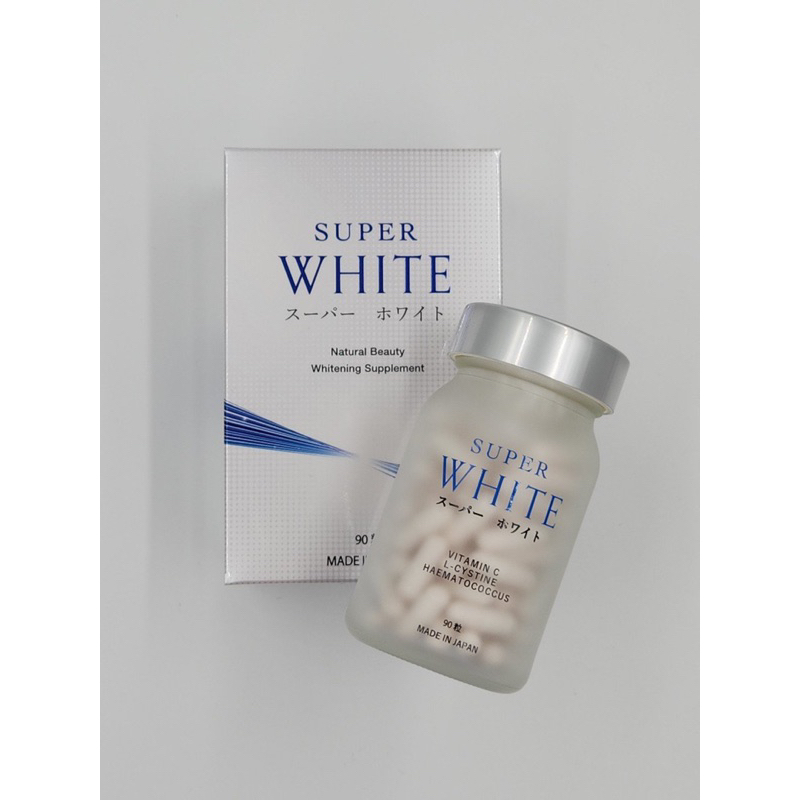 Viên uống trắng da, ,chống nắng Super White phiên bản nâng cấp Glutathione, L-Cystine Ribeto