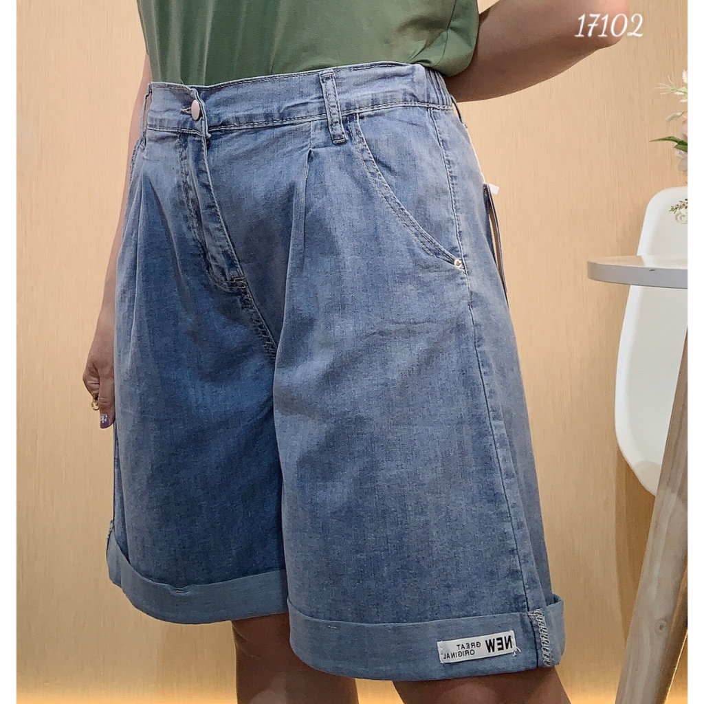 Quần sọt đùi short BIGSIZE Lai Bẻ logo 17102