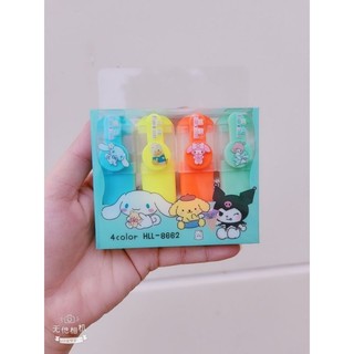 Set 4 bút dạ quang Kuromi