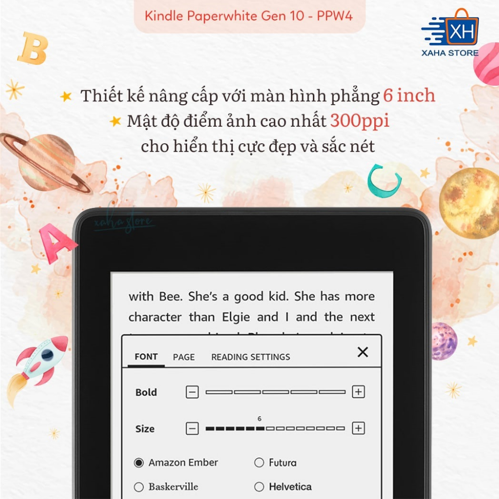 ⚡️ NEW 100% SEAL ⚡️ Máy đọc sách Amazon Kindle Paperwhite 4