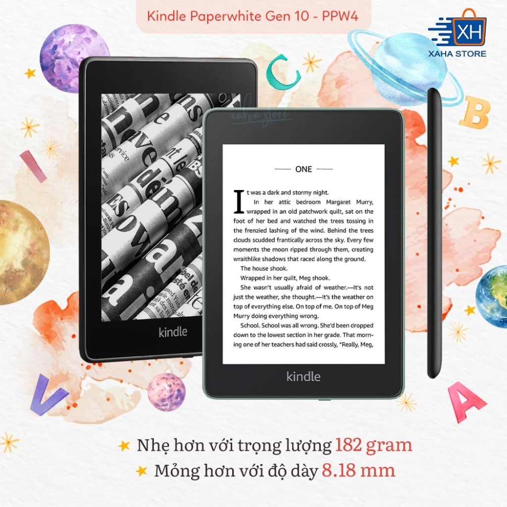 ⚡️ NEW 100% SEAL ⚡️ Máy đọc sách Amazon Kindle Paperwhite 4