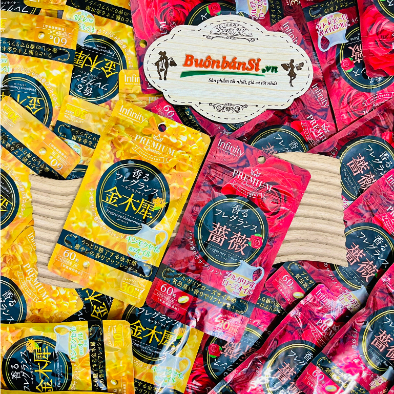 Viên Uống Thơm Người Hoa Hồng Infinity Fragrance Rose Nhật Bản - 60 Viên Và 120 Viên