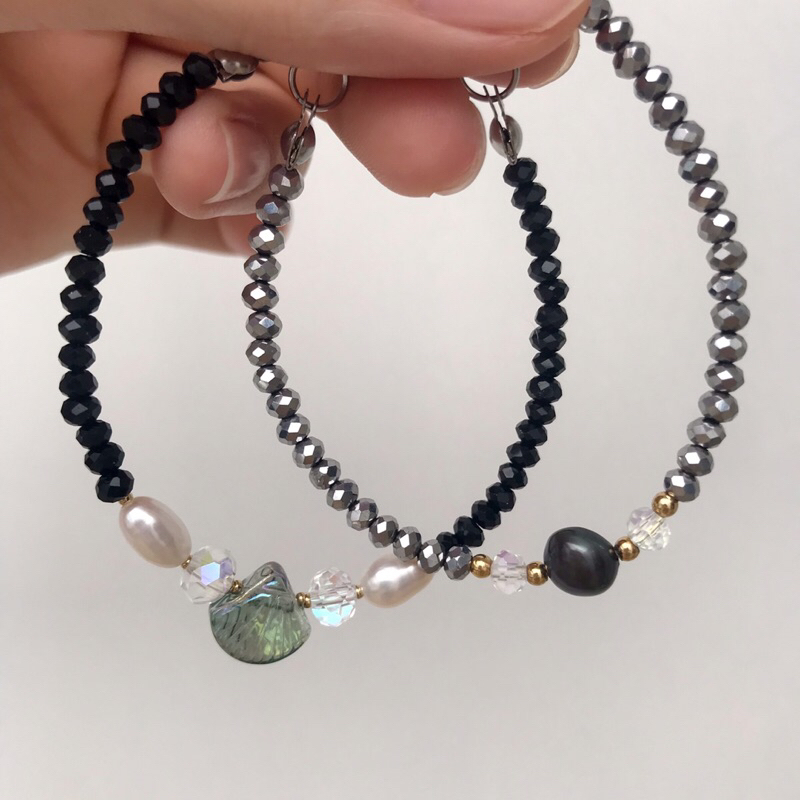 Vòng Tay Pha Lê Charm Xà Cừ Không Gỉ