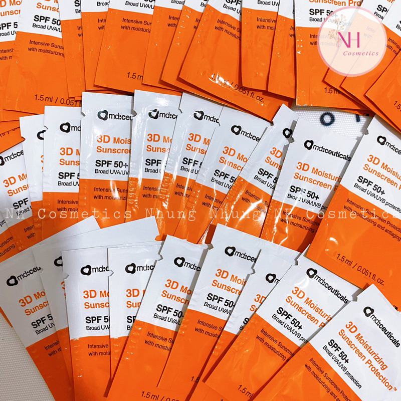 SAMPLE KEM CHỐNG NẮNG MD:CEUTICALS 3D MOISTURIZING SUNSCREEN PROTECTION SPF 50+