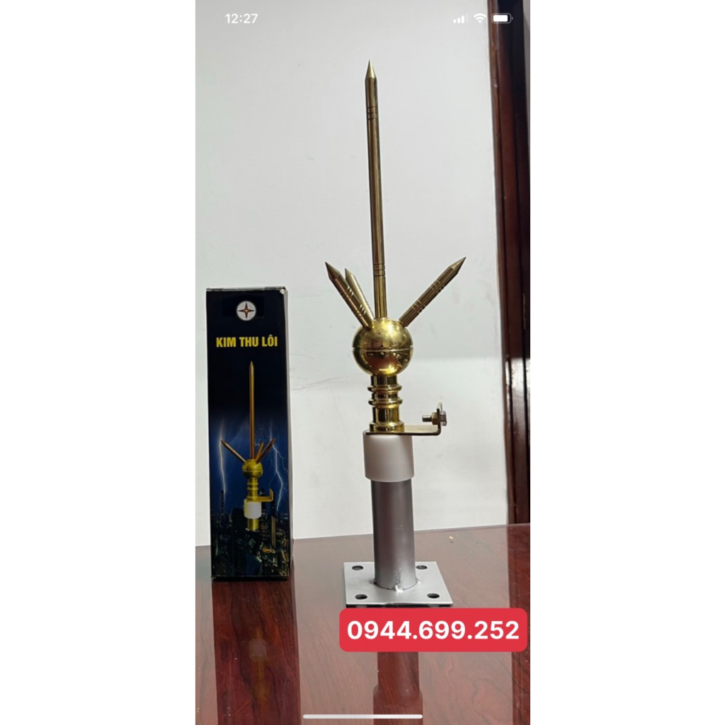 Kim Thu Sét 3 Nhánh Bằng Đồng EVN - 0520