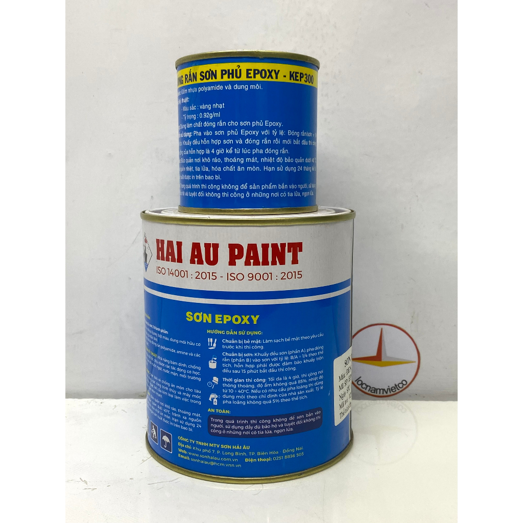 Sơn Epoxy Hải Âu Màu Xanh dương EP3355 _1L/bộ