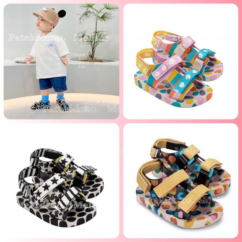 Dép quai hậu cho bé, sanda melissa nhựa thơm cho bé trai và gái từ 2-10 tuổi