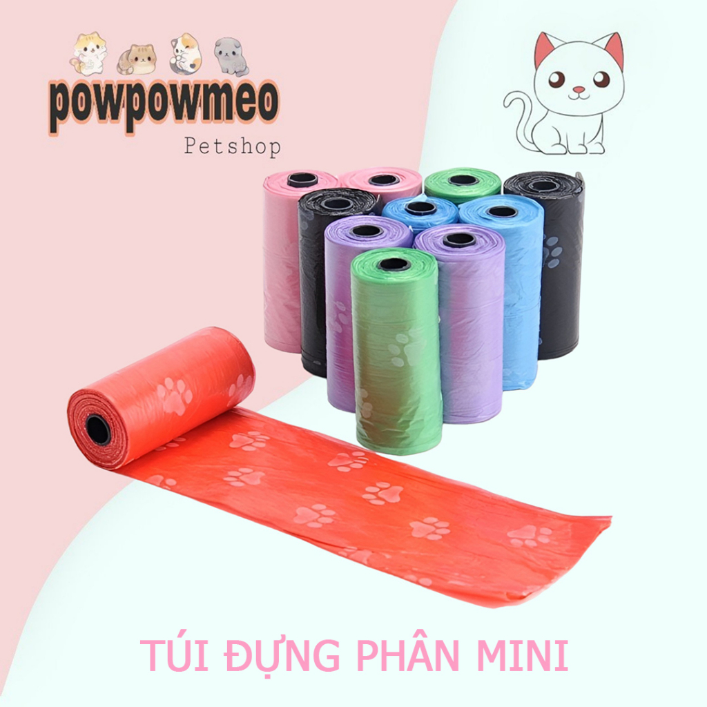 Túi đựng phân mini cho chó mèo | Túi rác mini