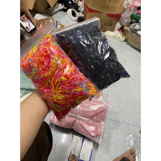 Chun nịt buộc tóc nhiều màu bịch 1kg