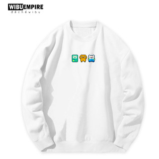 Wibu empire | áo sweater form rộng adventure time | frinn bmo jake - áo sweater nỉ bông form