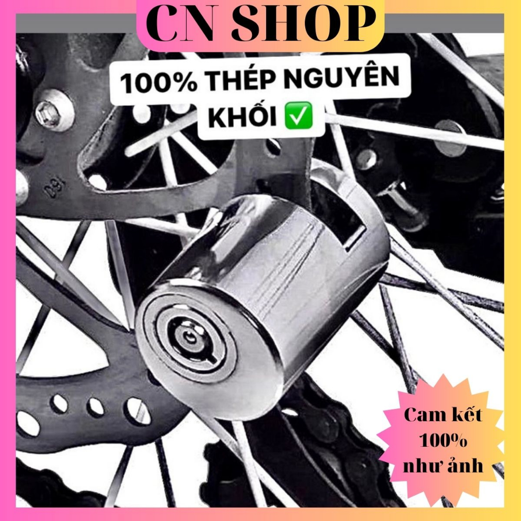Khóa Phanh Đĩa Xe Máy, Khóa Phanh Đĩa Chống Trộm Chất Liệu Thép Nguyên Khối Siêu Bền An Toàn Dễ Dàng Sử Dụng