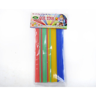 Bộ que tính cho bé học toán set 20 que