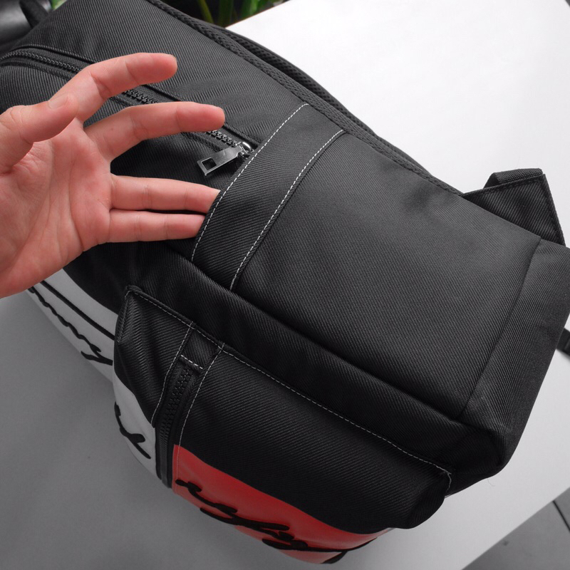 Balo Thể Thao Nam Nữ TM LOGO THÊU Basic Backpack Chất Liệu Polyester Cao Cấp Chống Nước Đựng Được Laptop 15,6 Inch