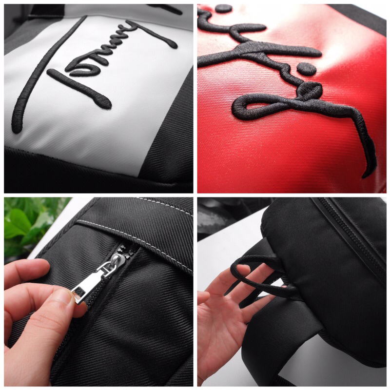 Balo Thể Thao Nam Nữ TM LOGO THÊU Basic Backpack Chất Liệu Polyester Cao Cấp Chống Nước Đựng Được Laptop 15,6 Inch